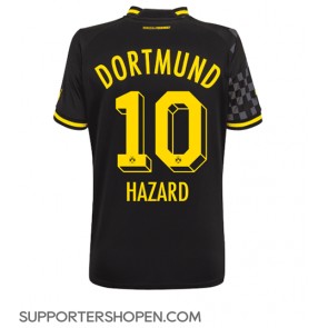 Borussia Dortmund Thorgan Hazard #10 Borta Matchtröja Dam 2022-23 Kortärmad